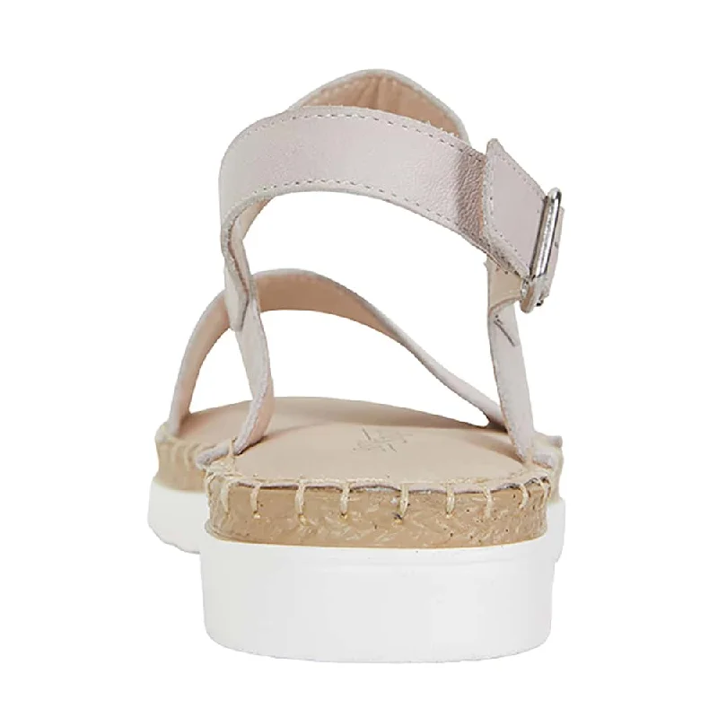 Egan Sandal in Pale Pink Leather