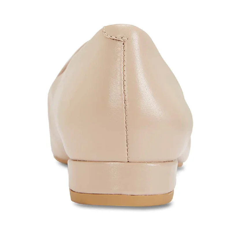 Fifi Loafer in Nude Leather