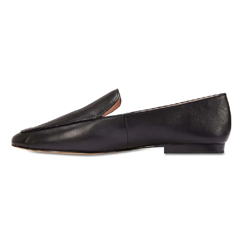 Haven Loafer in Black Leather