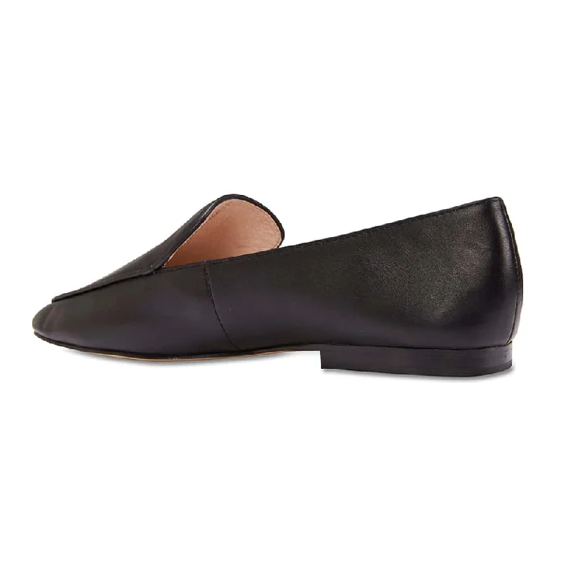 Haven Loafer in Black Leather