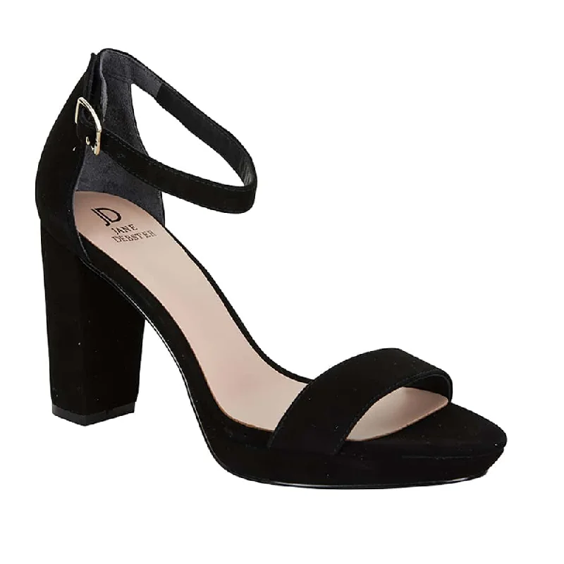 Lush Heel in Black Suede