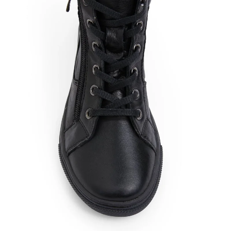 Wagner Boot in Black Leather