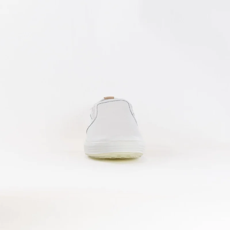 Ecco Soft 7 Casual Slip On (Women's) - White/Powder