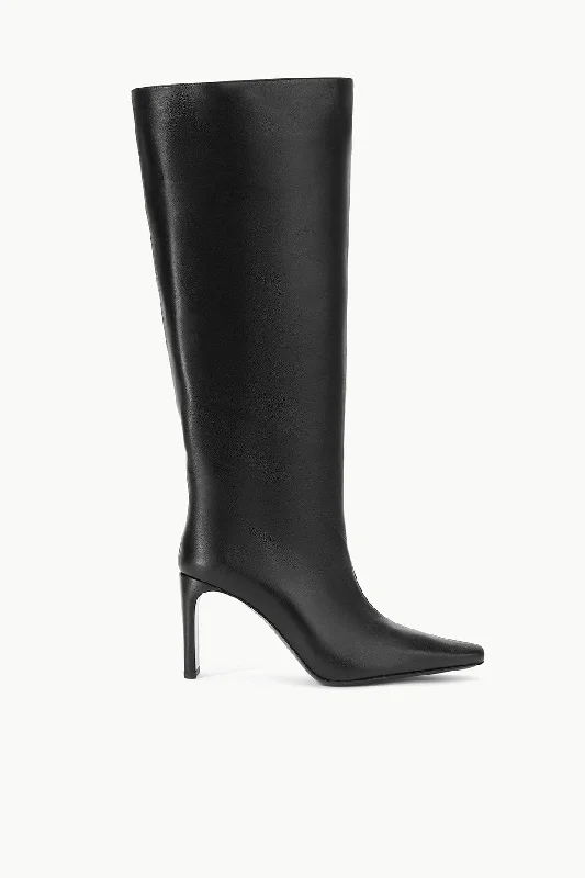 WALLY HIGH HEEL BOOT | BLACK