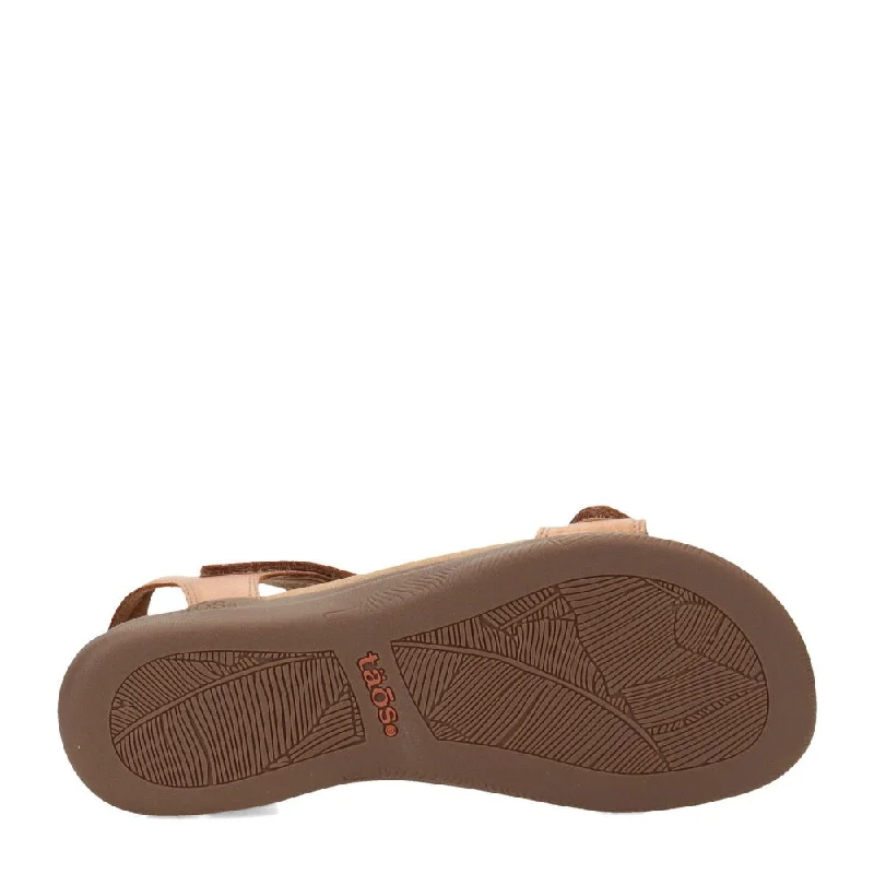 Taos Women's The Show Velcro Sandal Caramel