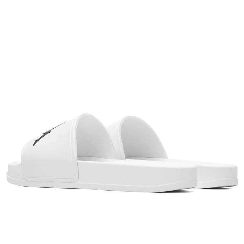 Authentic Adam 2 Slides - White/Black