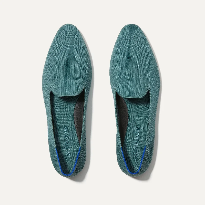 The Almond Loafer - Blue Sage